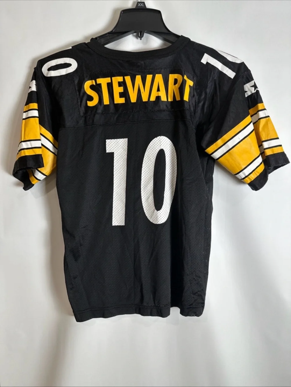 Pittsburgh Steelers Kids' Black & Gold Football Jersey Number 10 Cordell Stewart